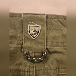 KUHL Khaki Cargo Shorts Size 38